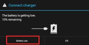 Убрать графический ключ с помощью разрядки АКБ