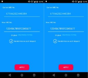 XPOSED IMEI Changer