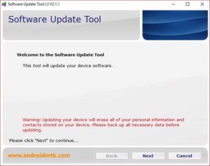 Обновление утилитой UpdateTool L3