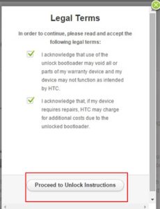«Proceed to Unlock»